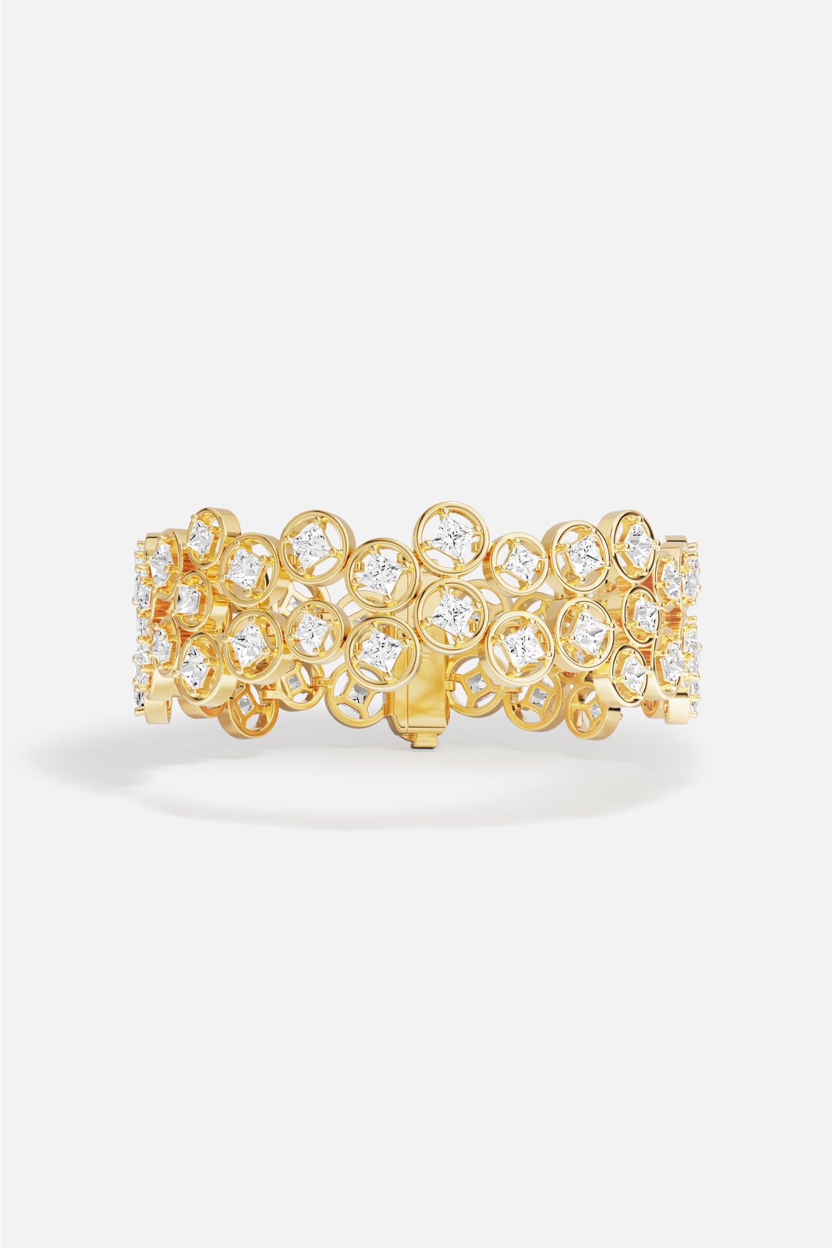 APM Ring in golden color, a constellation of sparkle wrapped in quiet luxury.