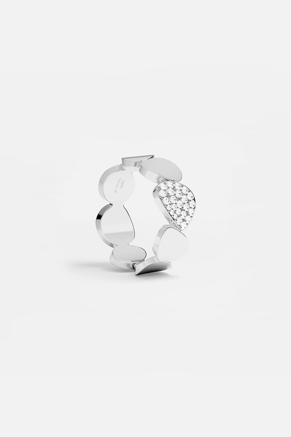 APM Monaco Galet Ring in Silver