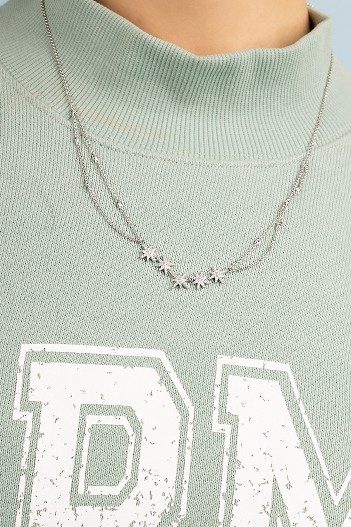Météorites Double Chain Adjustable Necklace