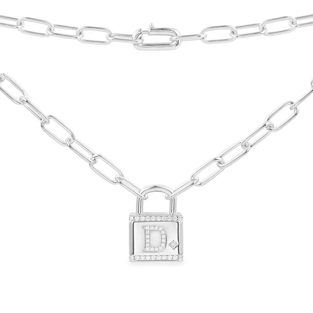 Alphabet Lock Necklace - APM Monaco