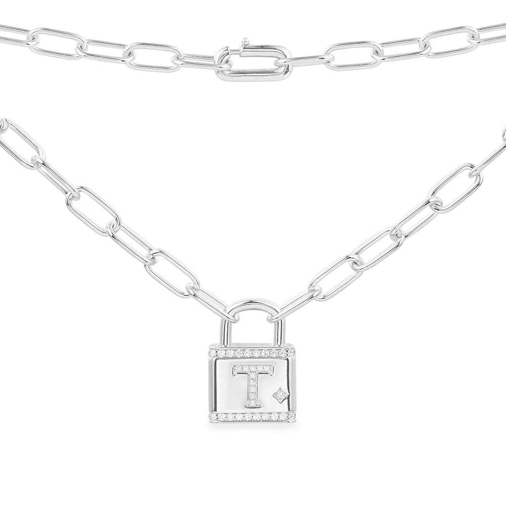 Alphabet Lock Necklace - APM Monaco