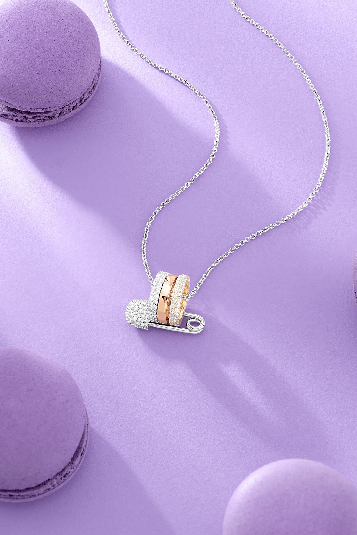 Safety Pin Adjustable Necklace - APM Monaco