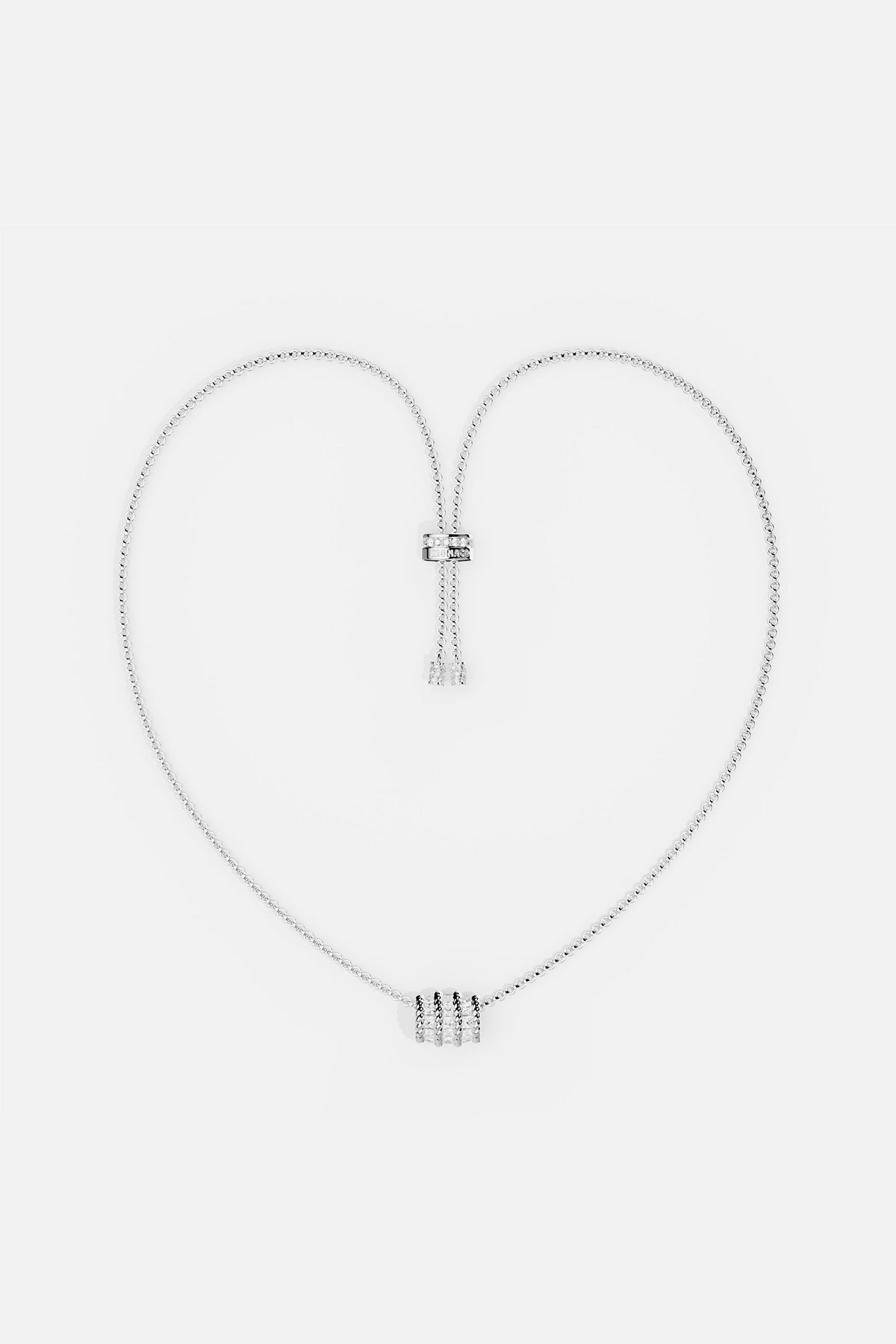 APM MONACO torsade adjustable necklace on white background