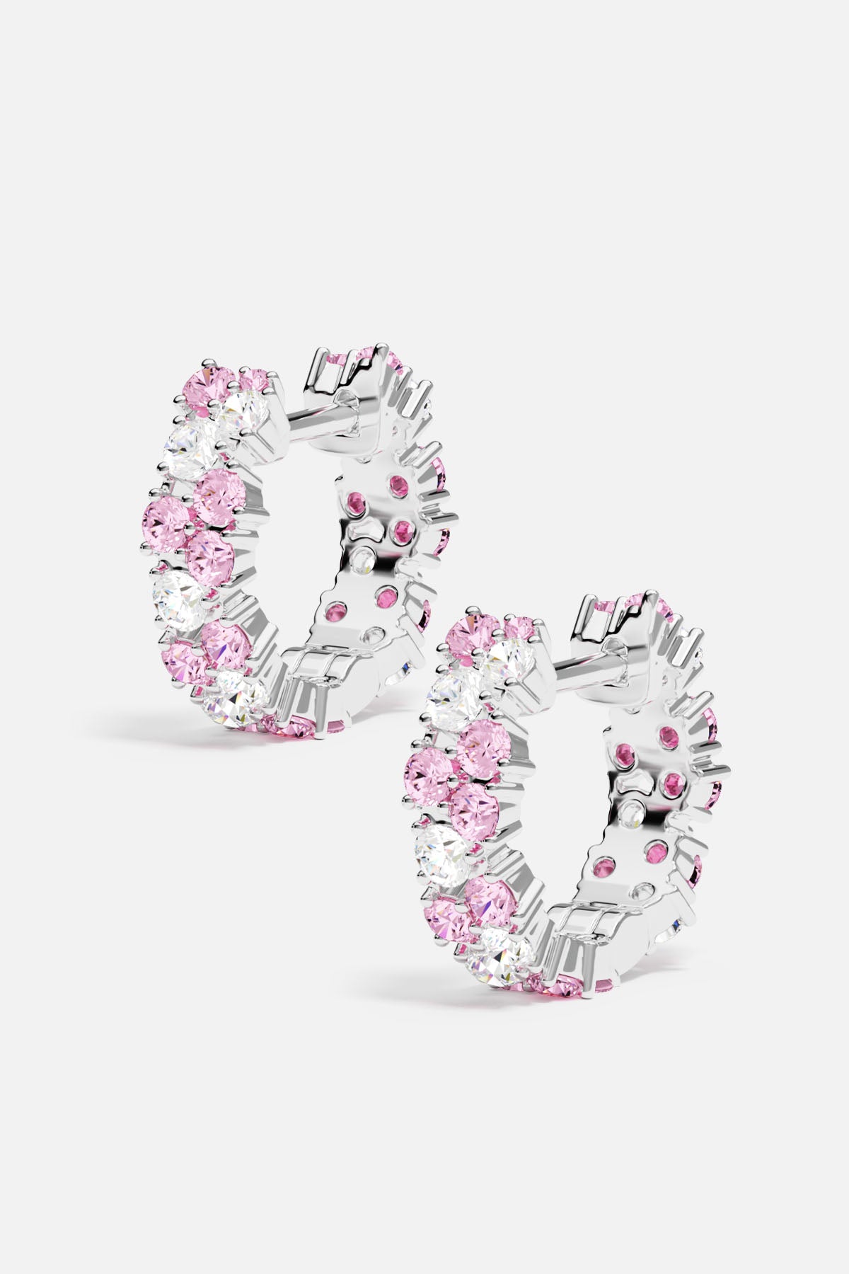 Rose Drop Huggie Earrings