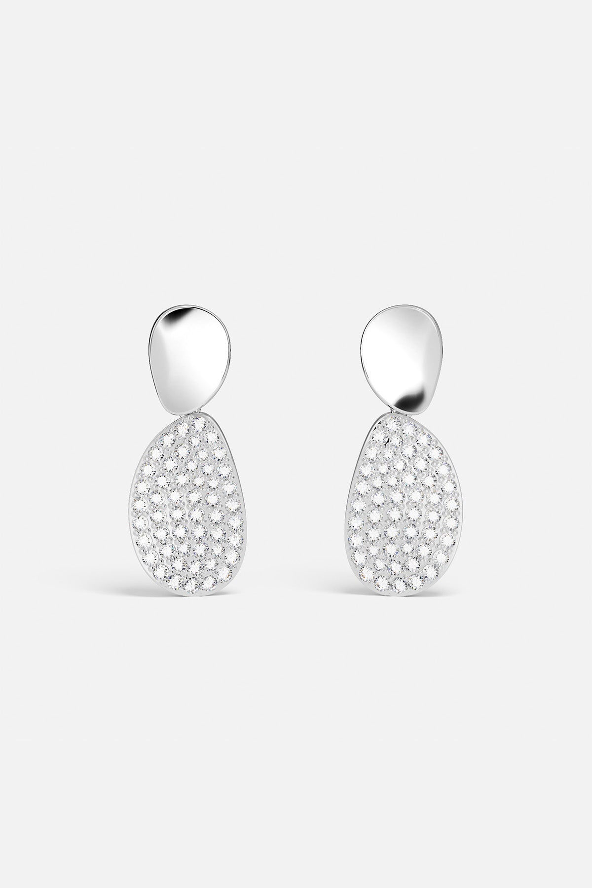 APM Monaco Galet Earrings in Silver