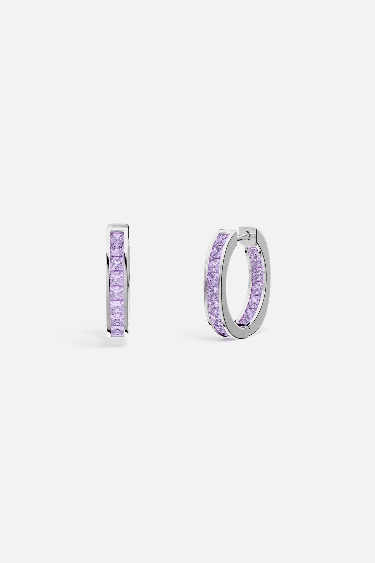 Lavande Lumière Hoop Earrings - APM Monaco