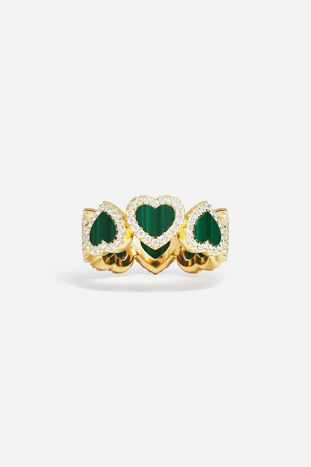 apm monaco ハート　マラカイト　リングのみ Malachite Heart Ring | APM Monaco
