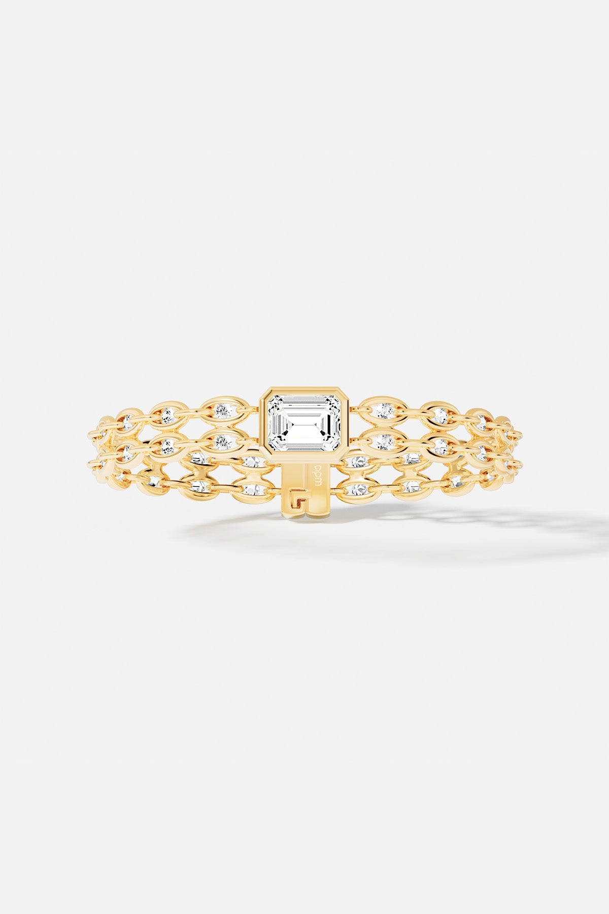 APM Monaco Éclat Chain Bracelet in yellow gold