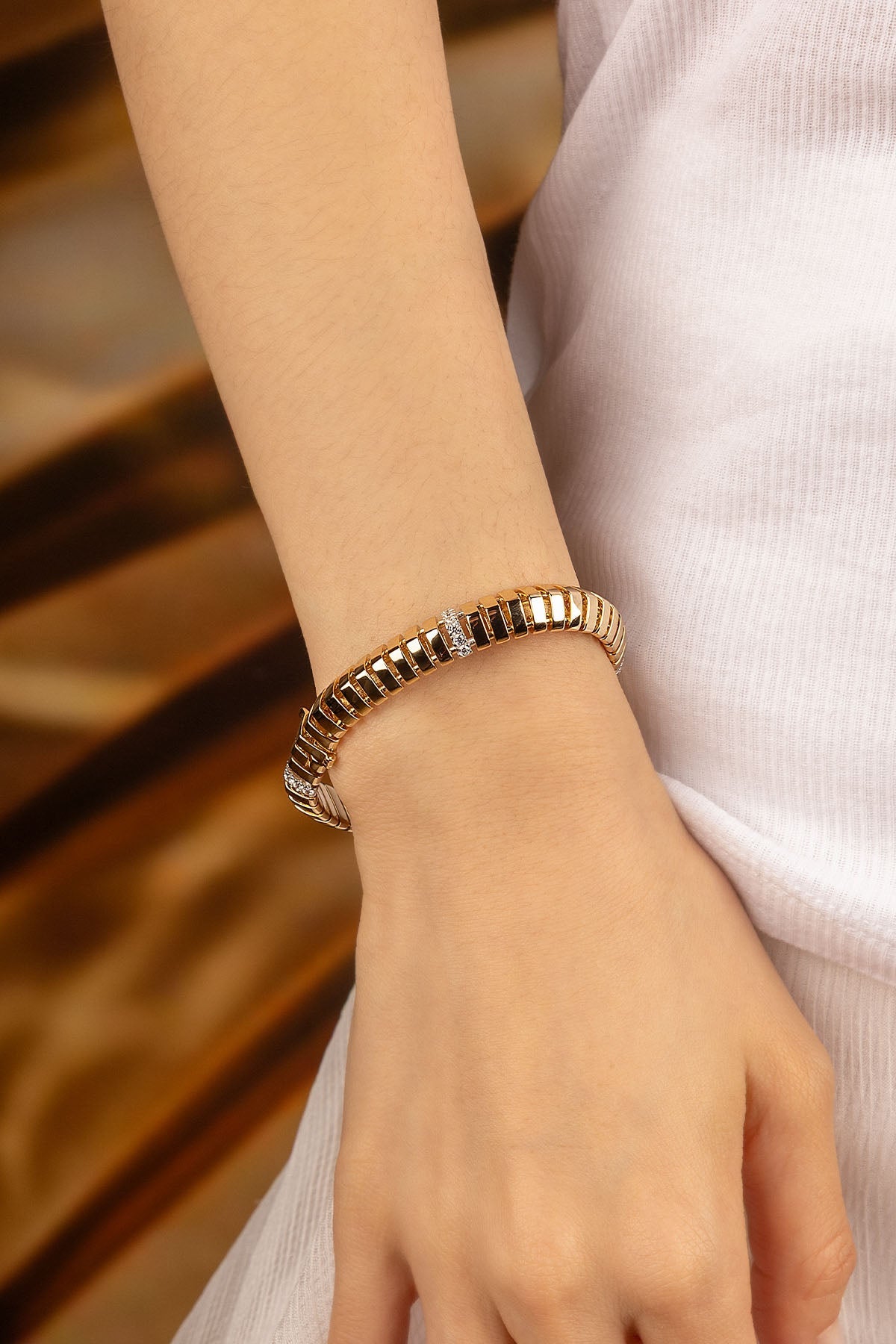 APM Monaco Rayon de Soleil Bracelet in Yellow Gold
