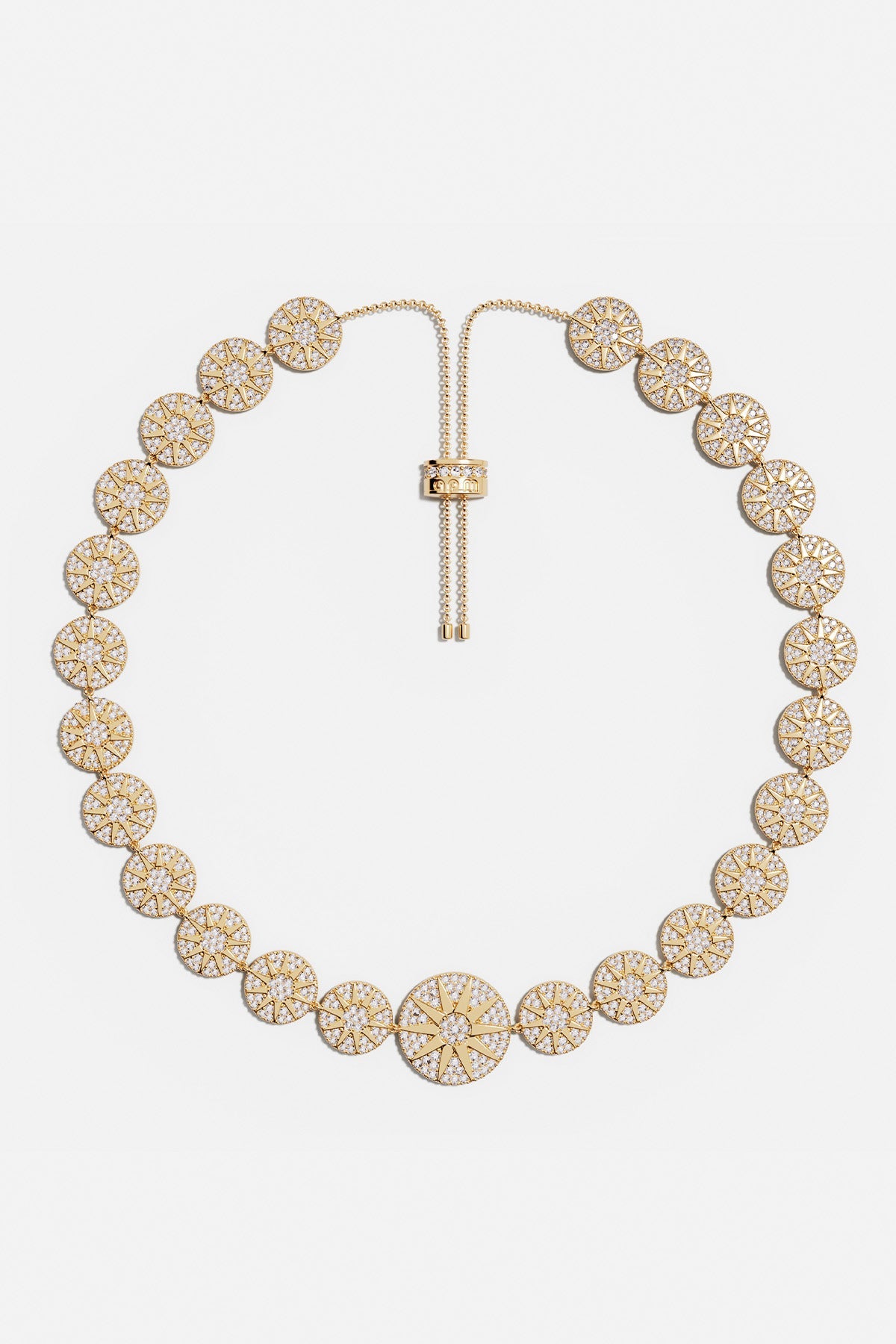 APM Monaco Soleil Adjustable Necklace in Yellow Gold
