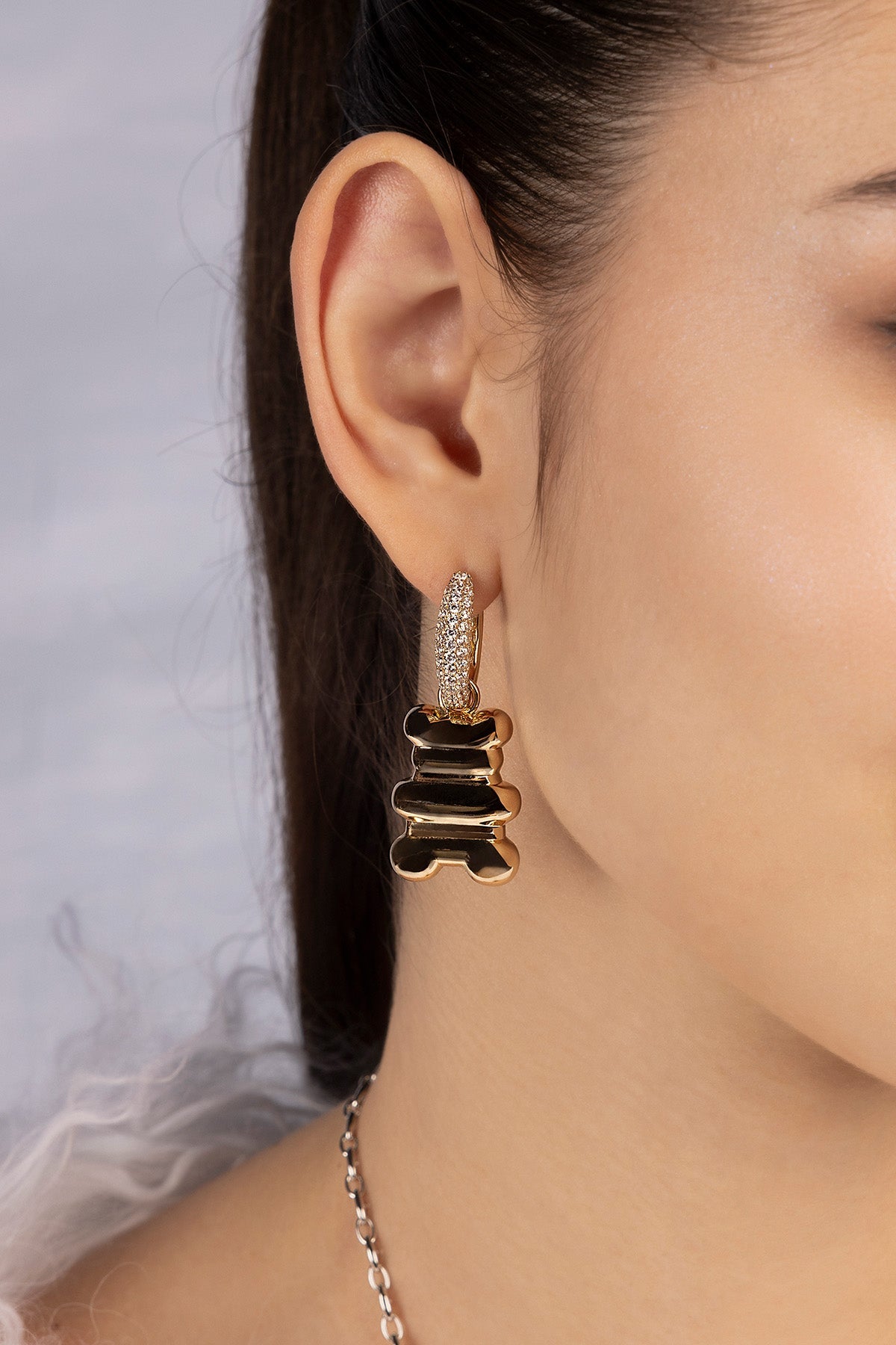 APM Monaco XL Loulou Yummy Hoop Earrings