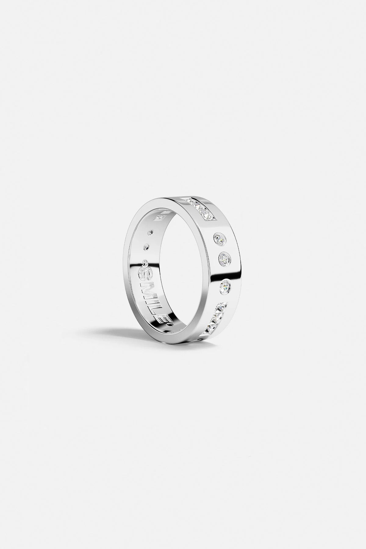 SMILE Morse Code Ring
