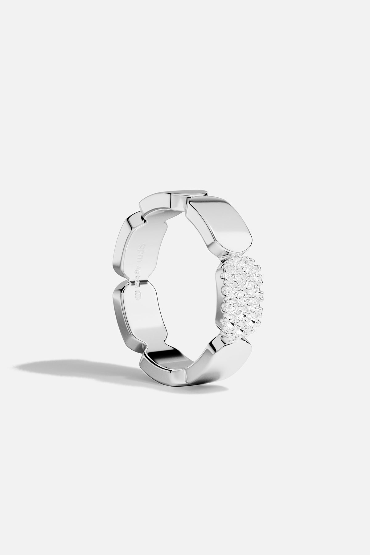 APM MONACO yacht club ring in silver