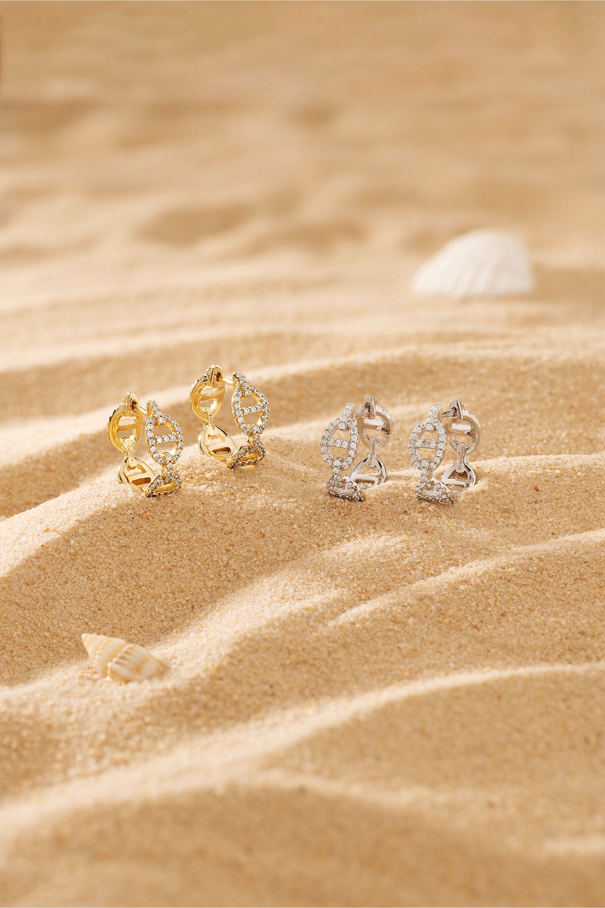Maille Marine Hoop Earrings