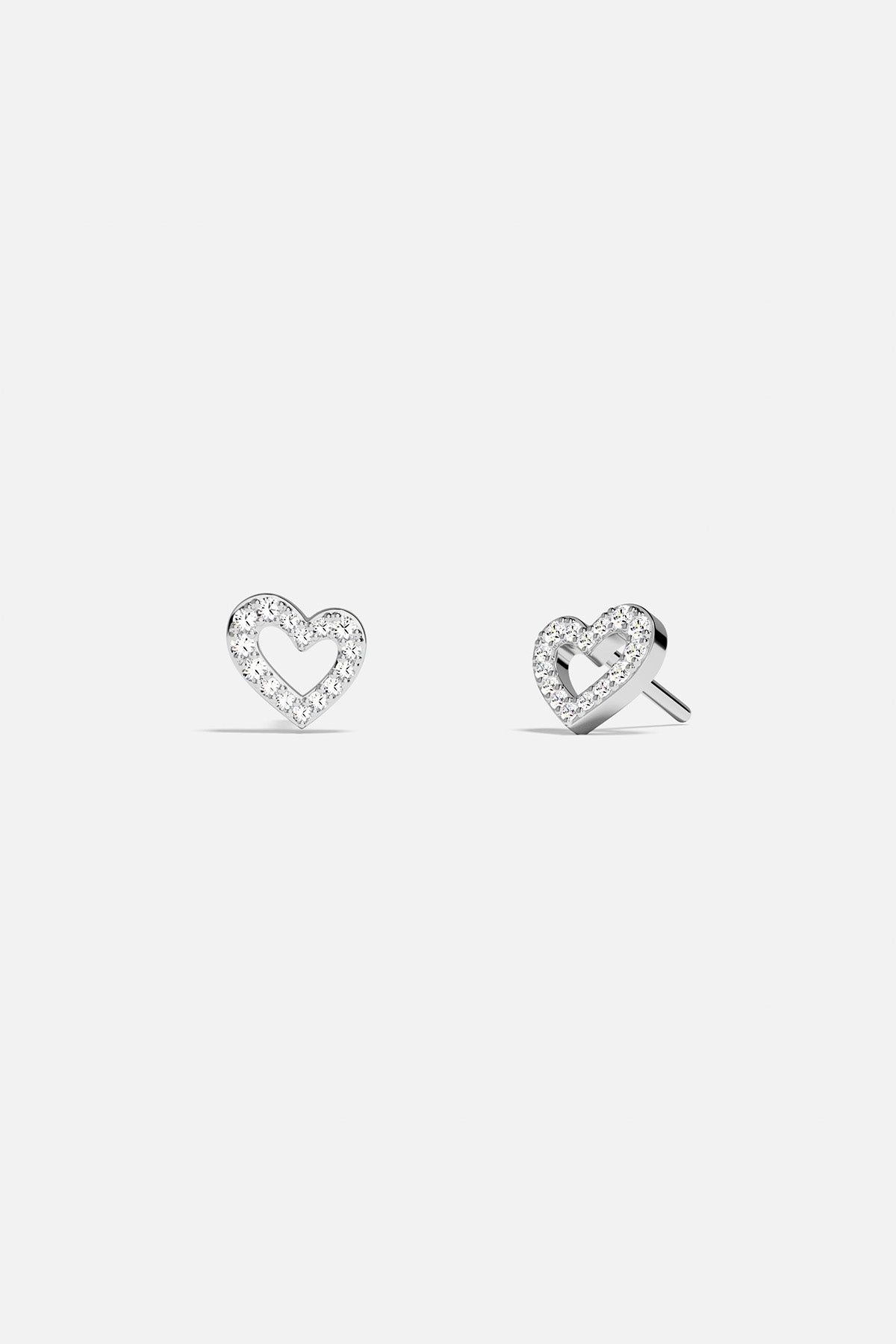 Heart Stud Earrings - APM Monaco