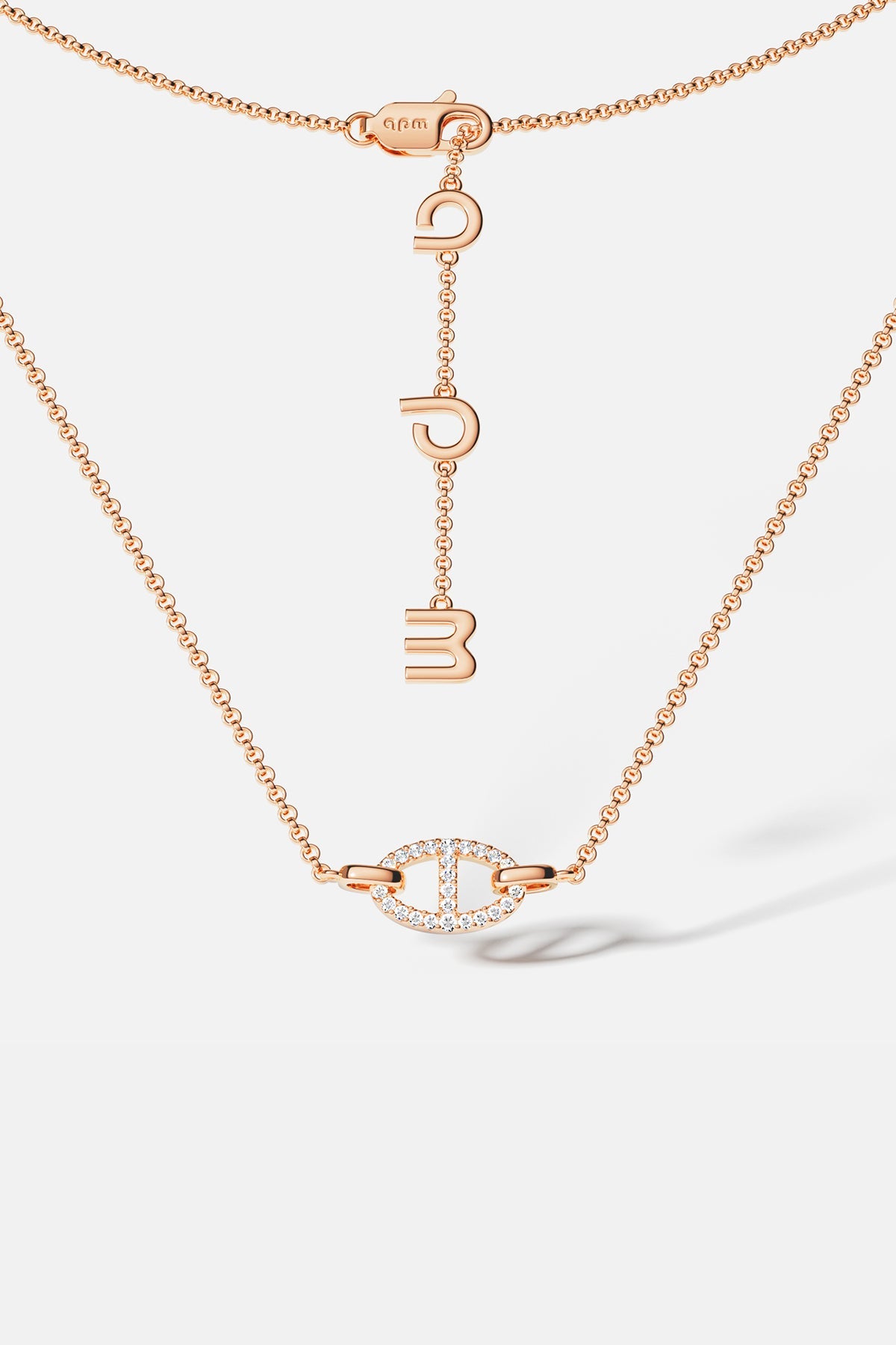 Yacht Club Necklace, Rose Gold | APM Monaco