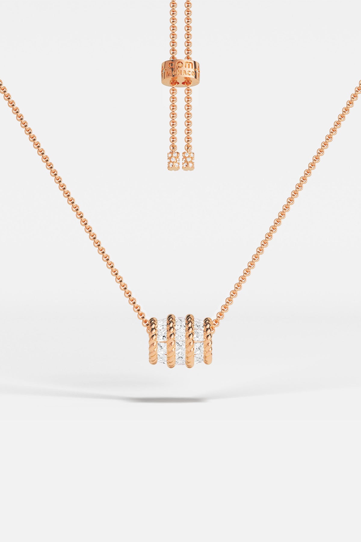 Torsade Adjustable Necklace, Rose Gold | APM Monaco
