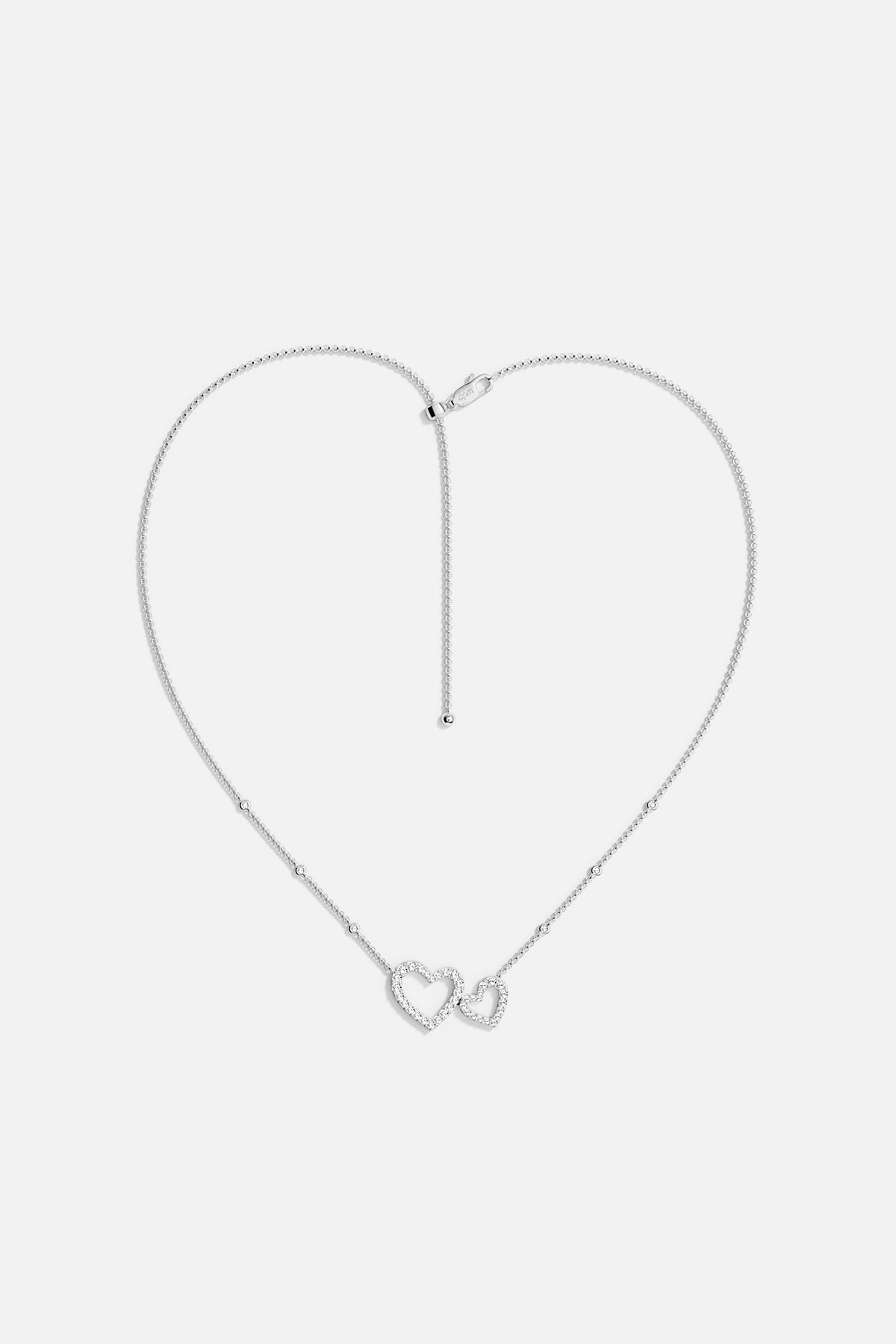 APM Monaco Double Hearts Necklace
