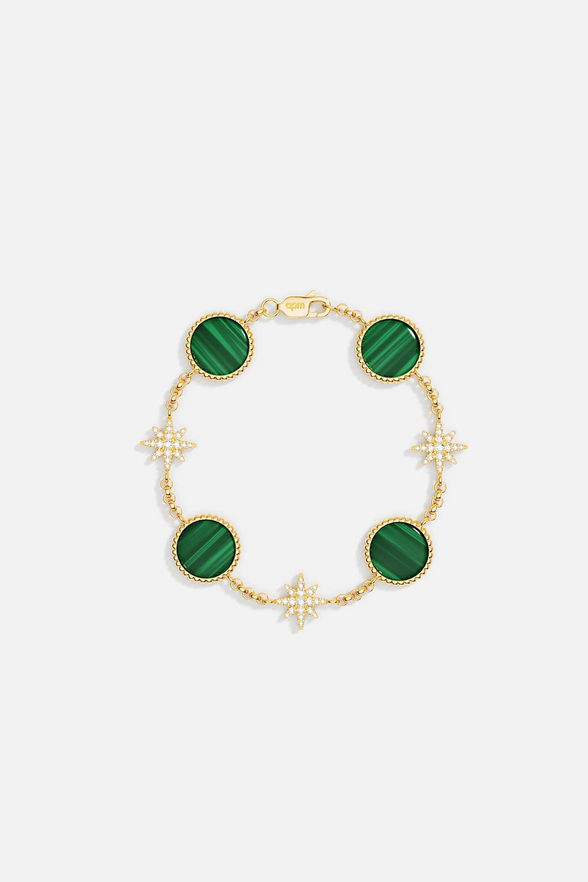 Malachite Météorites Bracelet