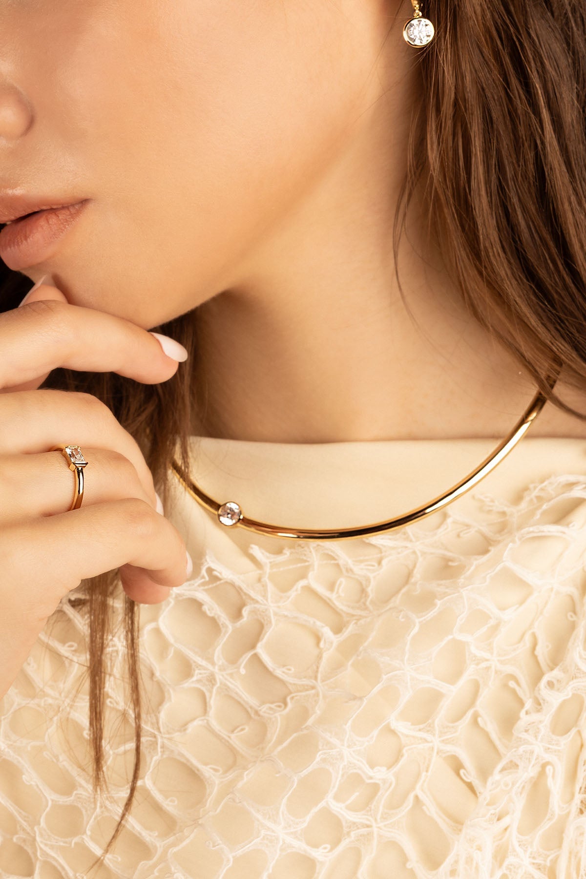 APM Monaco Éclat Choker in Yellow Gold