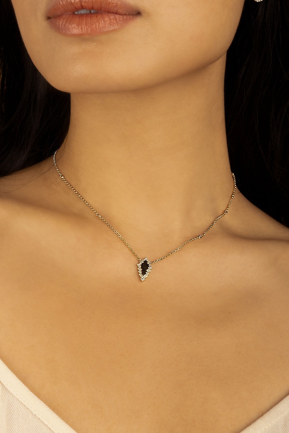 APM Monaco Éclat Adjustable Necklace in Yellow Gold