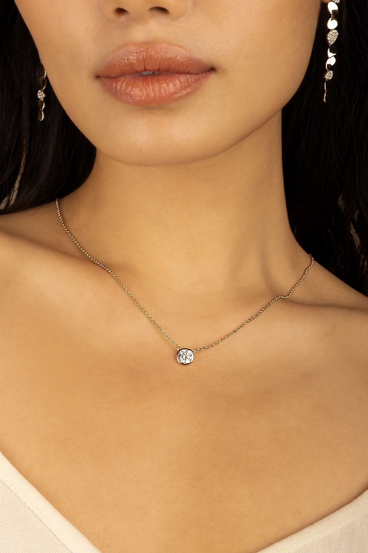 APM Monaco Éclat Adjustable Necklace in Yellow Gold