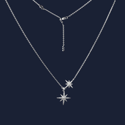 APM MONACO Double Météorites Necklace